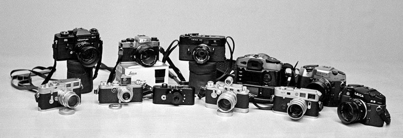 Toutes les gŽnŽrations Leica, du UR au DMR